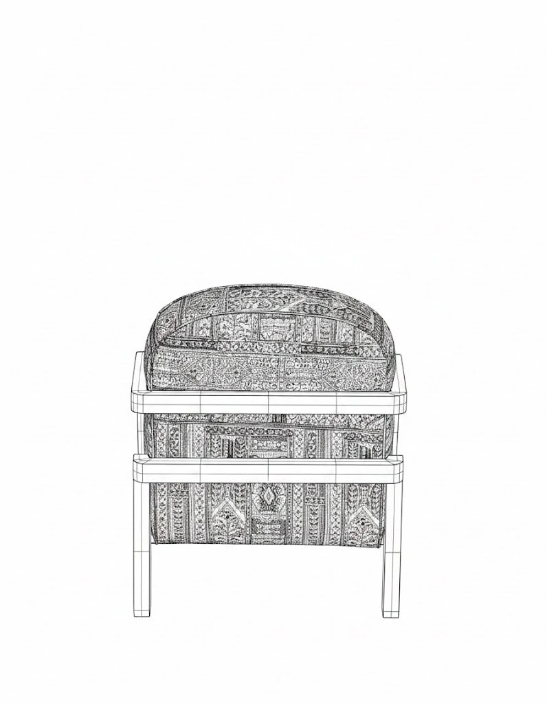 The God of Small Things duo - line drawing 11