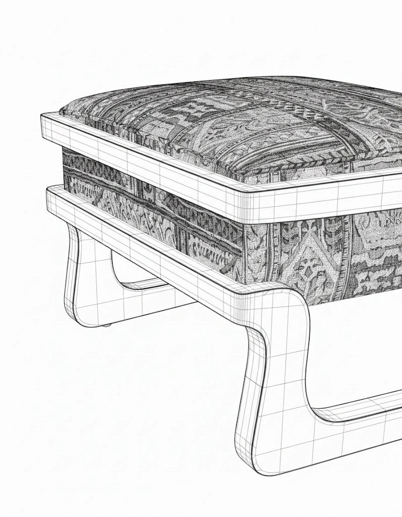 The God of Small Things duo - line drawing 8