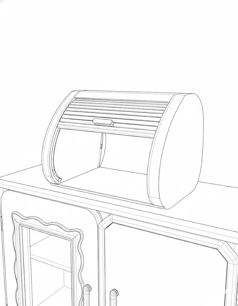 The Storied Vault - line drawing 5