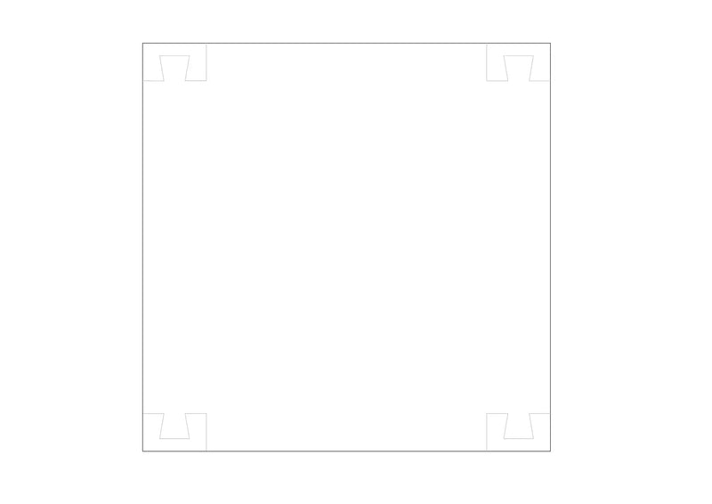 Dovetail Drifter Table - line drawing 2